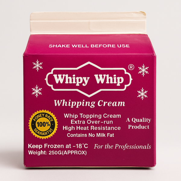 Premium Whipy Whip Whipping Cream 250g Professional Bakery Use