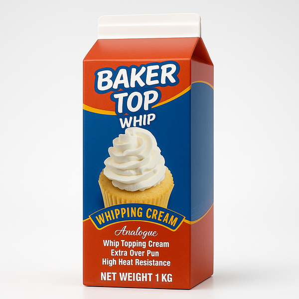 Baker Top Whip Whipping Cream 1kg – Perfect for Baking