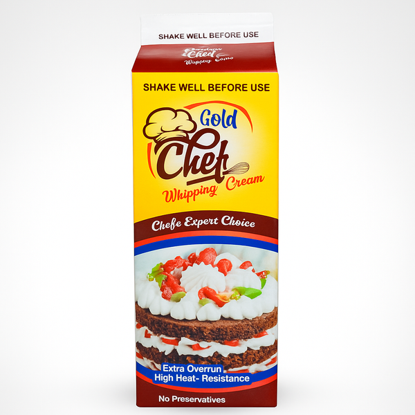 Premium Gold Chef Whipping Cream 1kg – Perfect for Baking