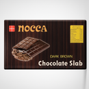 Mocca Dark Brown Premium Chocolate Slab for Baking & Desserts 2KG