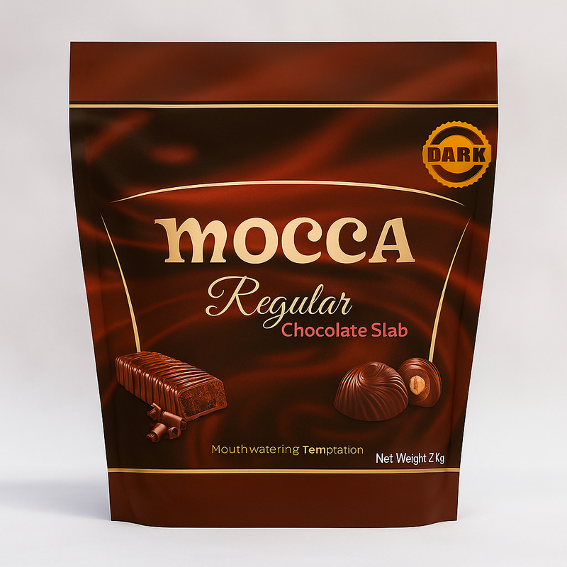 Mocca Regular Dark Chocolate Slab 3Kg