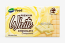 Premium Milkyz White Chocolate Compound Bar for Baking & Desserts 250G