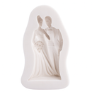 Elegant Wedding Couple Silicone Mold for Cake Decorations