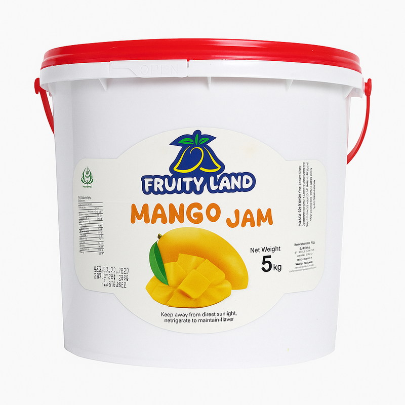 Fruity Land Mango Jam 5kg – Fresh and Delicious Spread