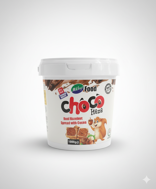 Milky's Food Choco Heze - Real Hazelnut Spread with Cocoa 1kg