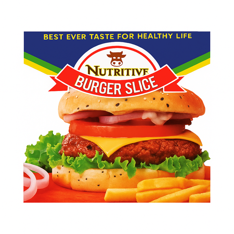 Nutritive Burger Slice Creamy Cheese Slices for Burgers 1kg