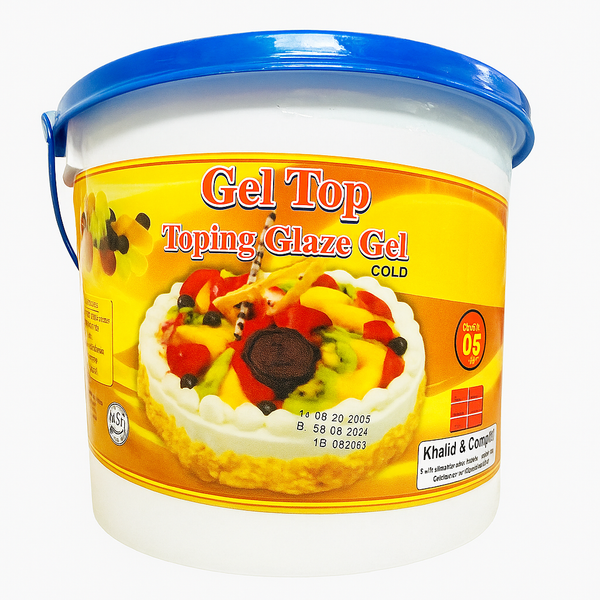 Premium Gel Top Topping Glaze Gel for Bakery Perfection 5KG