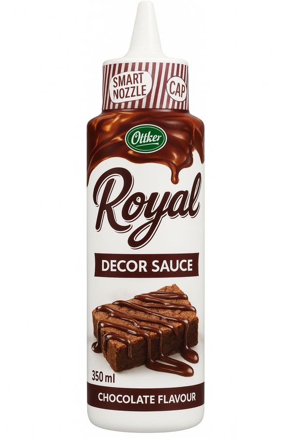 Premium Royal Chocolate Decor Sauce 350ml for Baking