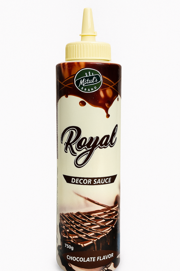 Royal Decor Sauce 750g – Premium Chocolate Flavor Dessert Topping