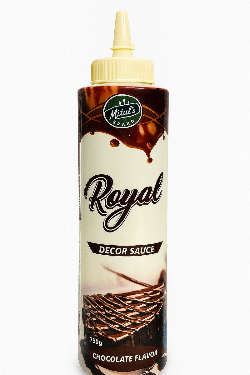 Royal Decor Sauce 750g – Premium Chocolate Flavor Dessert Topping