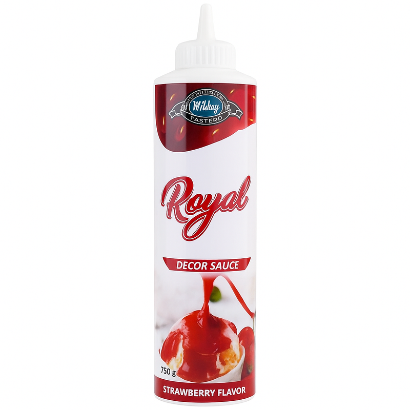 Premium Royal Strawberry Decor Sauce 750ml for Baking